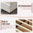 Wooden platform bed with upholstered base-2029263065-2029263064