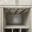 Janiya Rustic White Sideboard w/ Wine Storage