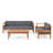 Mcclurg Teak Sofa Seating Group with Cushions-4820101-85007155