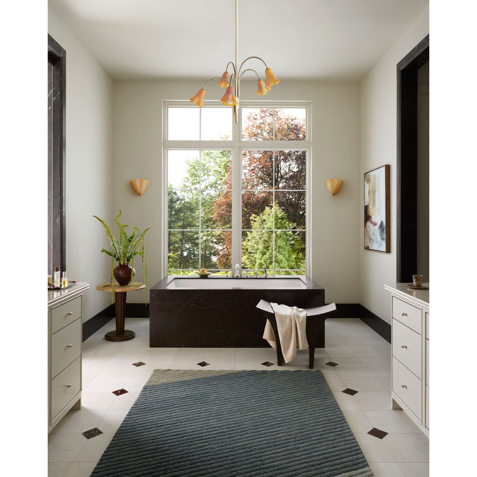 Brigette Romanek Madi Denim  Area Rug, Rectangle 7'9" x 9'9"