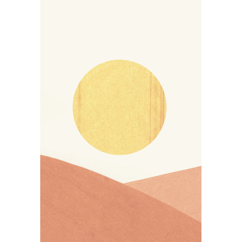 Simple Boho Sun I, H 12 po x l 8 po x P 1,25 po