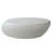 " fibreglass elliptical coffee table | vintage matte rocks design | irregular centre table | no assembly required