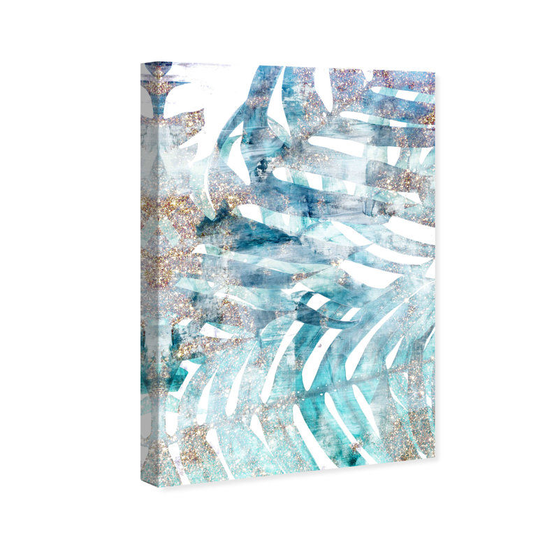 Impression sur toile florale et botanique, H 24 po x l 16 po x P 0,8 po