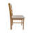 Scandinavian Style Dining Chair With Upholstered Seat-1760560779