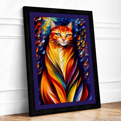 Mystical Tabby Eclectic 1 Piece Single Picture Frame Wall Art