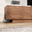 Meuble télé moderne avec rangement pour tiroir, noyer
