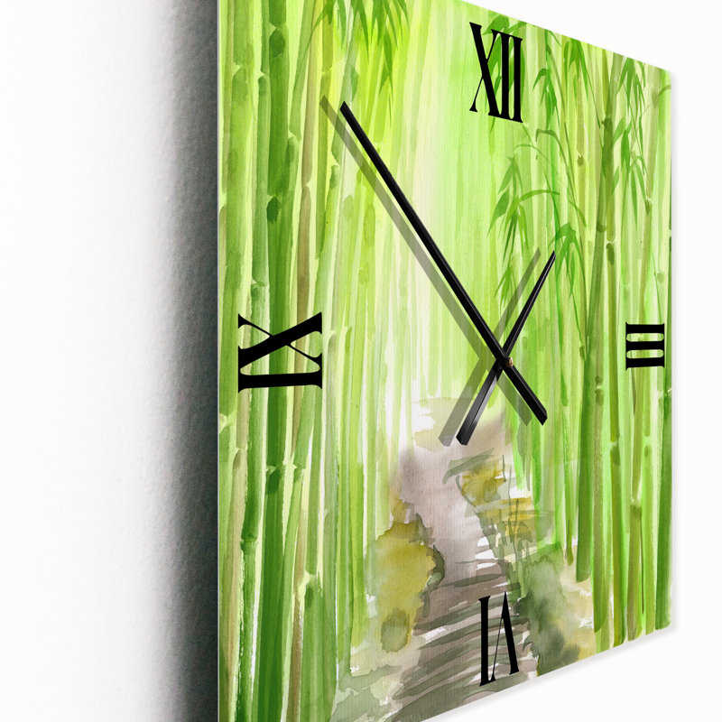Horloge murale Bamboo Forest, Moyen