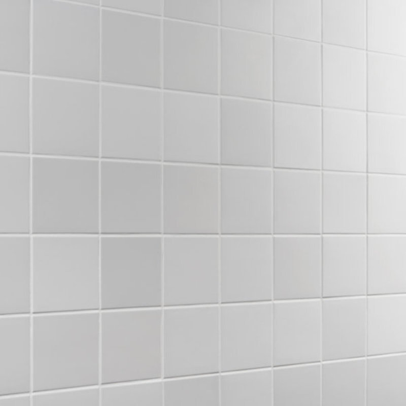 Born 5X5 Matte Porcelain Tile, White