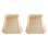 Royal Designs, Inc. Abat-jour de coin de base rectangulaire à découpes BSO-710-16eg-2, (7 x 9) x (10,25 x 16) x 12,25 po, coquille d'œuf, paquet de 2