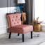 Fauteuil d'appoint 2 pièces pour salon, capitonné et capitonné-2048479953