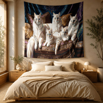 Tapisserie «Cats Birman»