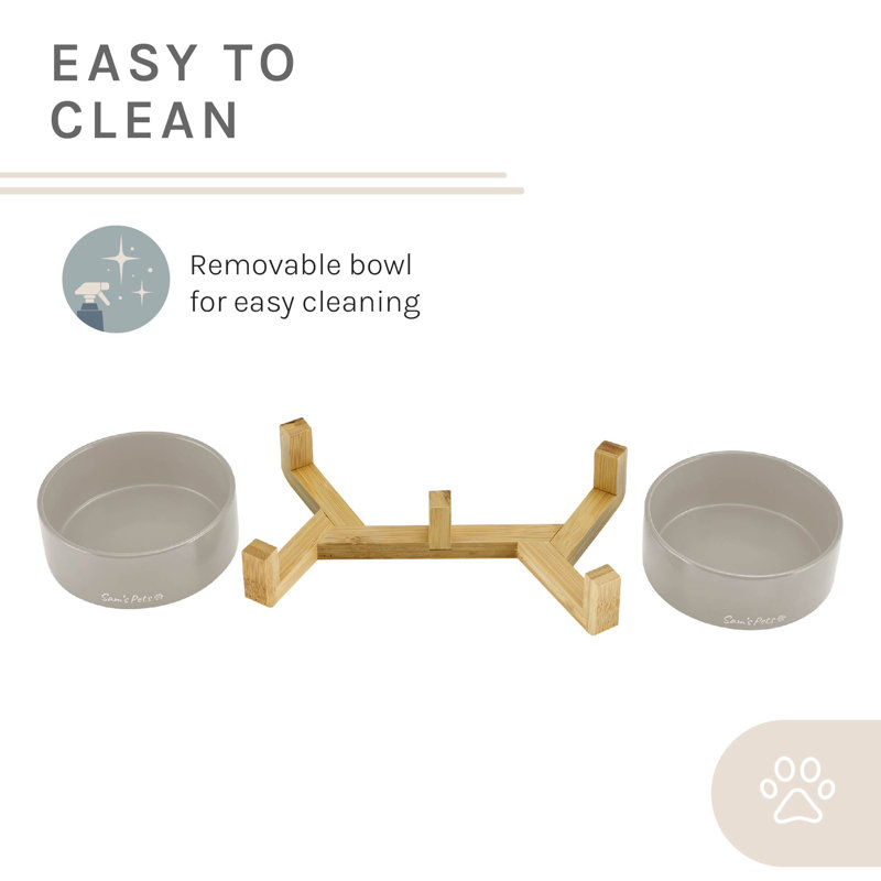 Coco Pet Bowl, Gray
