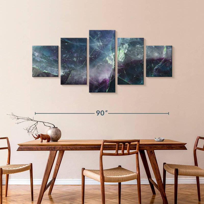 Fluorite Stone, 42" H x 92" W