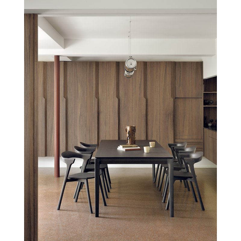 Bok Solid Wood Dining Table, 30"H x 63"L x 31.5"W, Tainted Oak