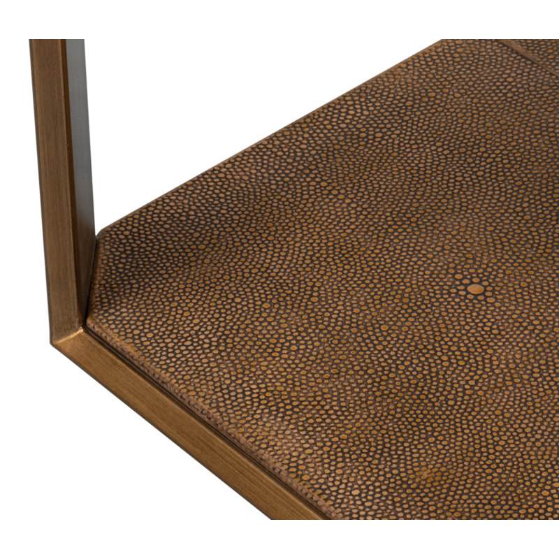 Gilbert Glass Top End Table