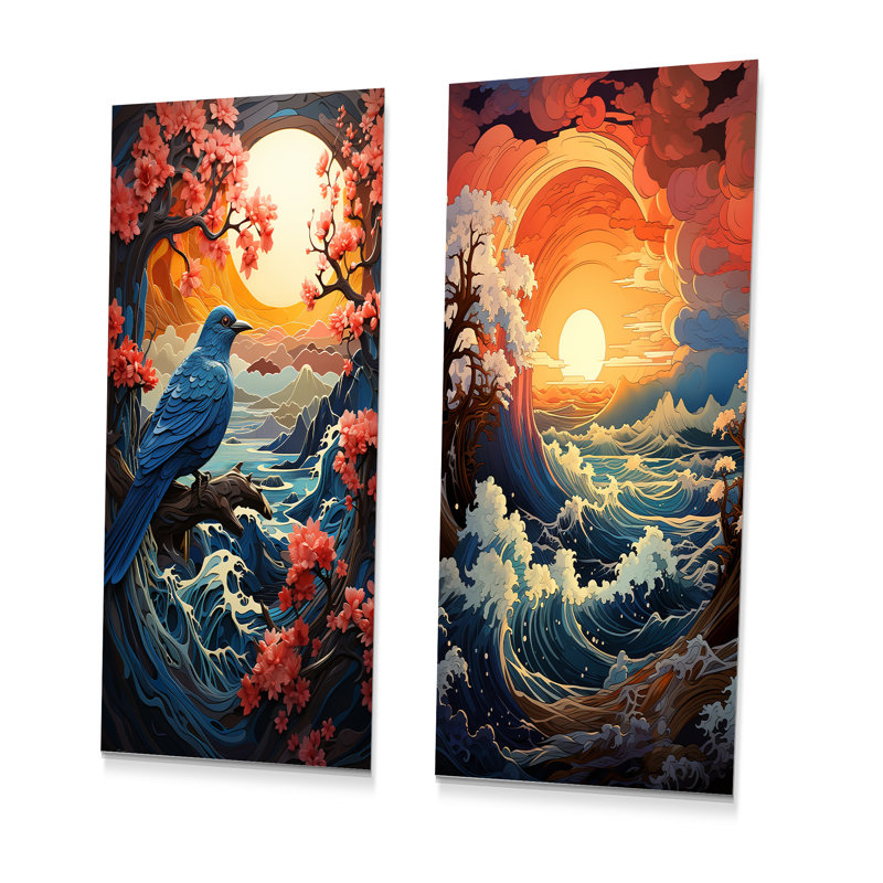 Ensemble de salon 2 pièces Ocean Charm, H 28 po x l 24 po