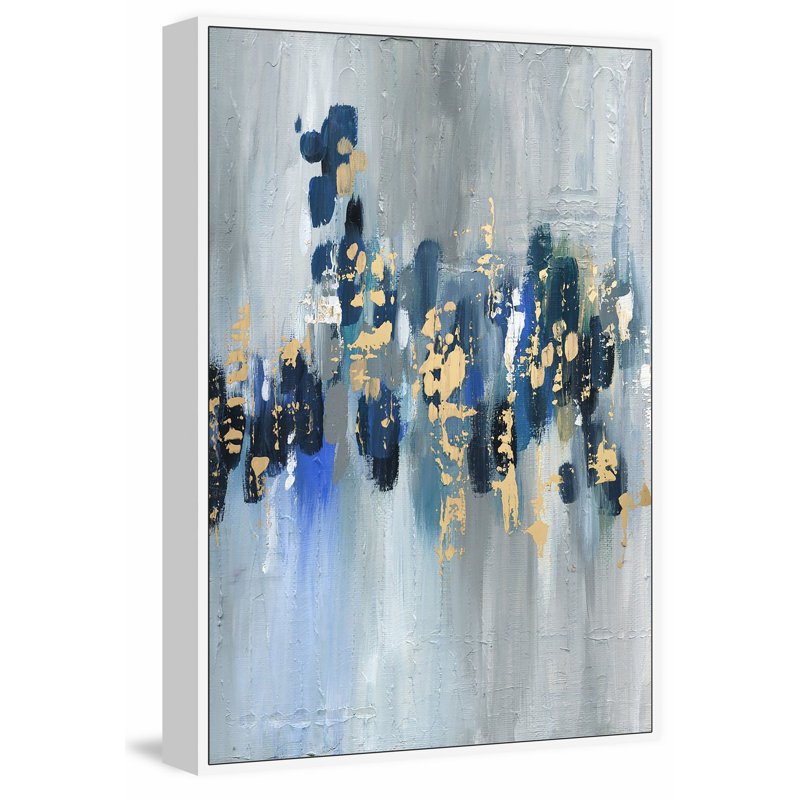 «Viveza Floater Frame», peinture sur toile, H 60 po x l 40po x P 1,5 po