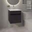 Wengue Bathroom Floating Vanity With Sink And 1 Door