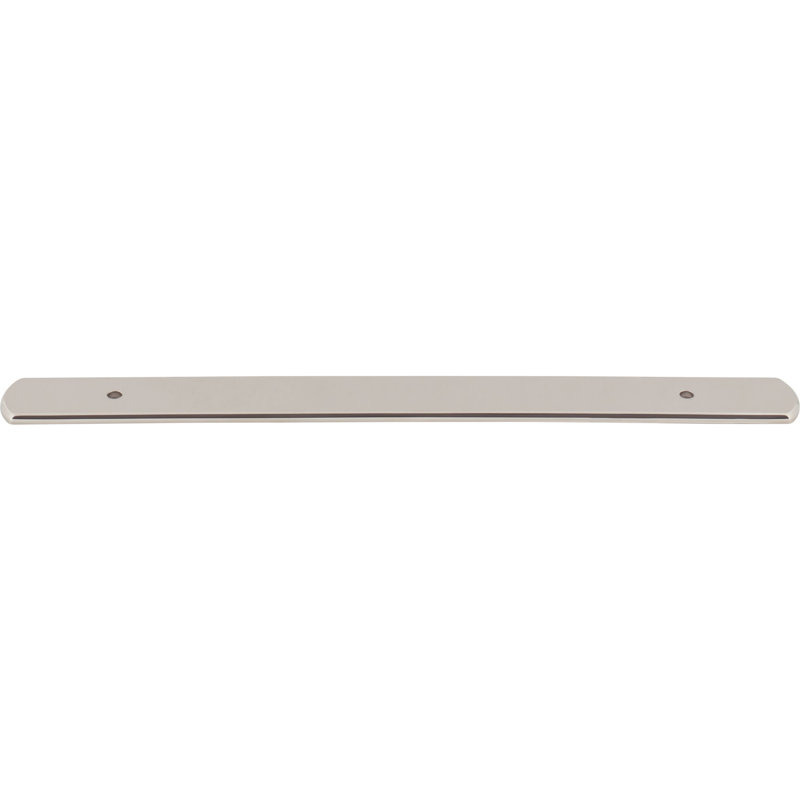 Wescott Pull Backplate, Polished Nickel