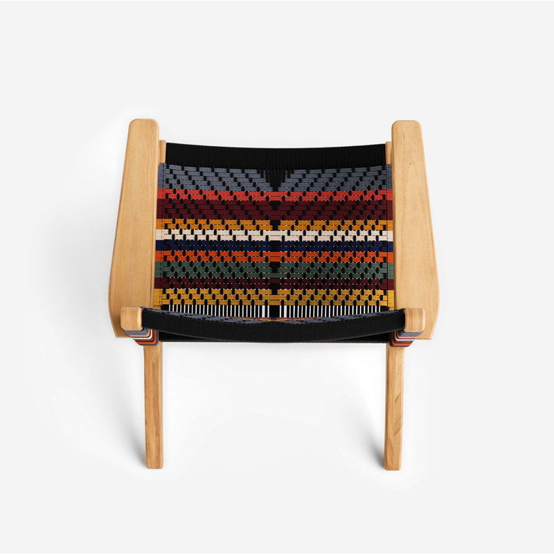 Masaya Armchair, Teak San Geronimo Pattern, Natural