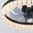 20" Dimmable Crystal Ceiling Fan With Led Light And Remote Control
