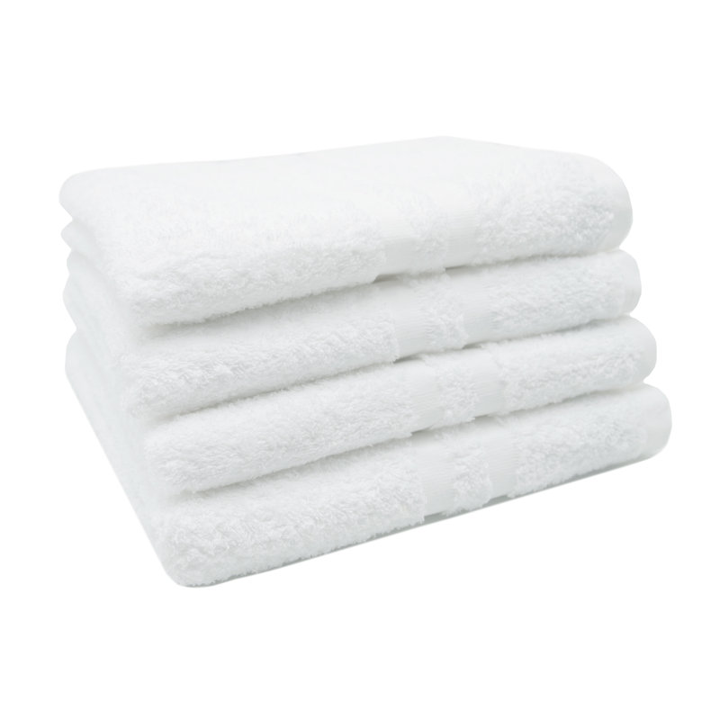 Midweight Hand Towel, White