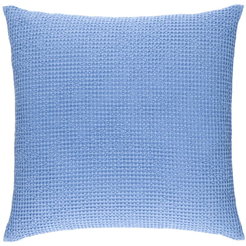 Taie décorative matelassée Bubble, Euro, Bleu français