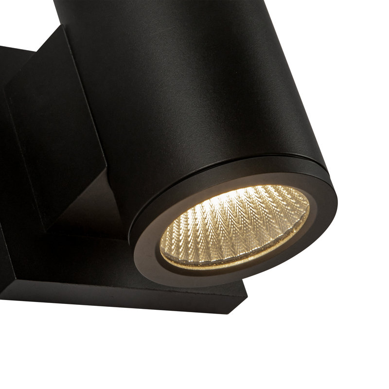 Griffith 1 - Light LED Outdoor Armed Sconce, 5.5" H x 4.63" W x 4.75" D, 11