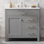 Meuble-lavabo simple 36 po Ajhane-649224786