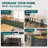 Bartlum Sturdy Solid Hevea Wood Block Countertop for Workbenches-422797556