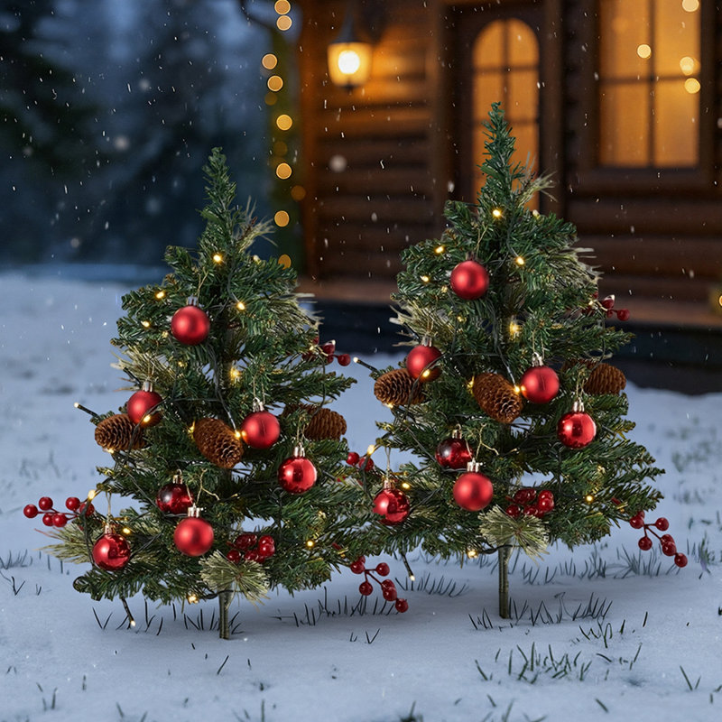 2.23' H Lighted Artificial Christmas Tree