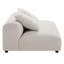 Ensemble de causeuse et repose-pieds modulaires en tissu avec accoudoirs Solace