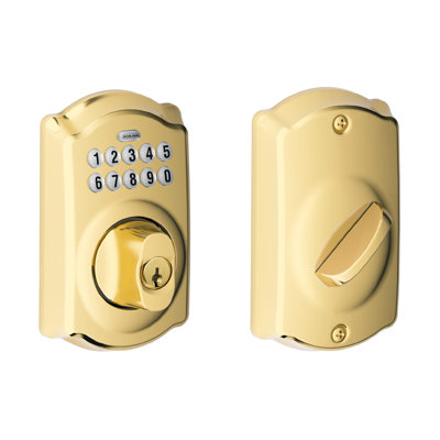 Schlage Keypad Deadbolt with Camelot Trim