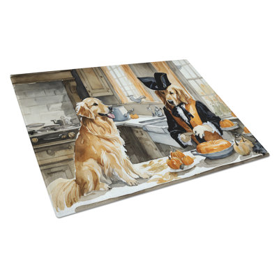 Planche à découper en verre Golden Retriever