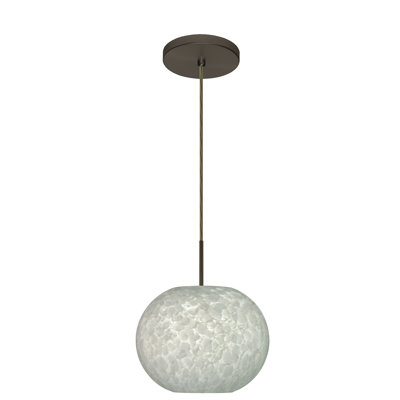 Luminaire suspendu sphère 1 lumière Luna