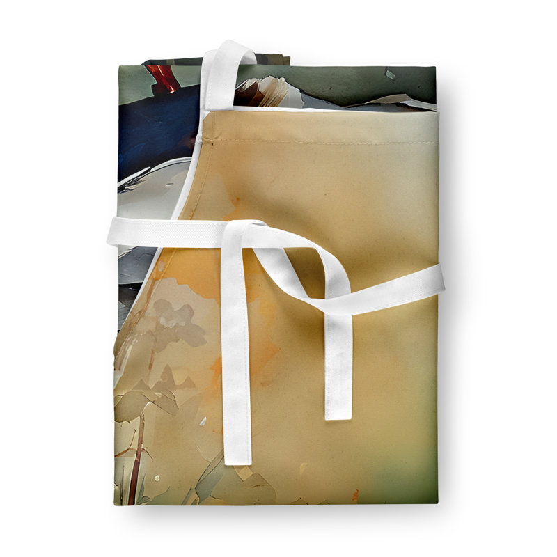 No Pattern Bib Apron