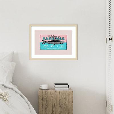 «Roland Sardinas» par Avyanna, reproduction d'art encadrée sur bois