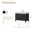 Ensemble de meuble-lavabo simple 48 po Barney-598048285-598048289-589500057
