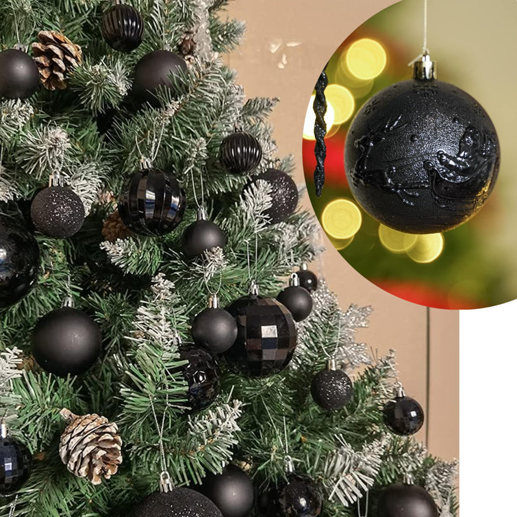 The Holiday Aisle® Set Of 96 Shatterproof Plastic Christmas Ball