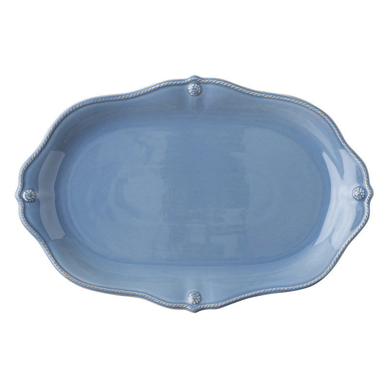 Berry & Thread 16" Platter, Chambray