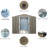8ft X 6ft Metal Shed, Gray - Robust Galvanized Steel Build & Insect Outdoor Storage Shed With Foundation Iron Frame, Weather--118823254