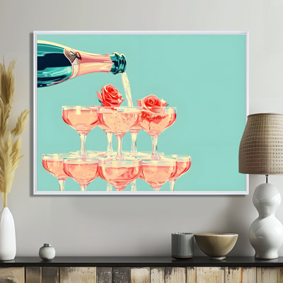 Champagne champagne bulles - Art mural champagne