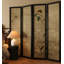 Paravent pliable oriental en bambou