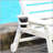 HDPE Chaise Lounge Chair Outdoor with 4-Position Adjustable Backrest, Supports Up to 400 LBS for Patio and Poolside-649766373