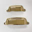Eloise Unlacquered Brass Cabinet 4" Center to Center Cup Pull-124392698