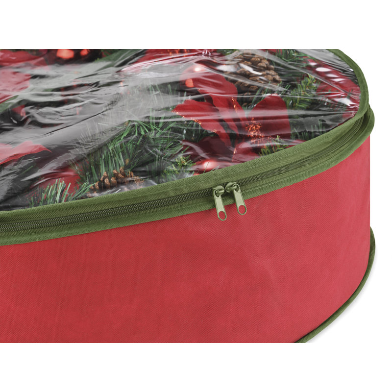 Sac de guirlande et guirlande de Noël, H 8 po x l 30 po x P 0,01 po