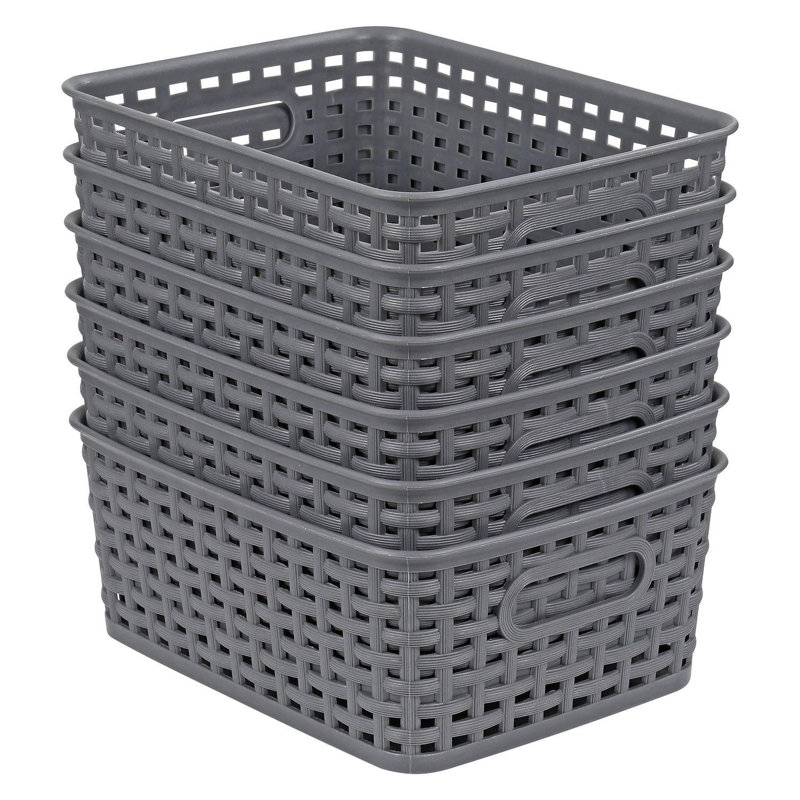 Plastic Crate, Grey