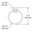 Pallace™ Riobel Towel Ring-49091369