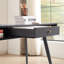 Bureau Mid-Century, bureau d'écriture moderne avec tiroirs, bureau d'ordinateur multifonctionnel-114223717