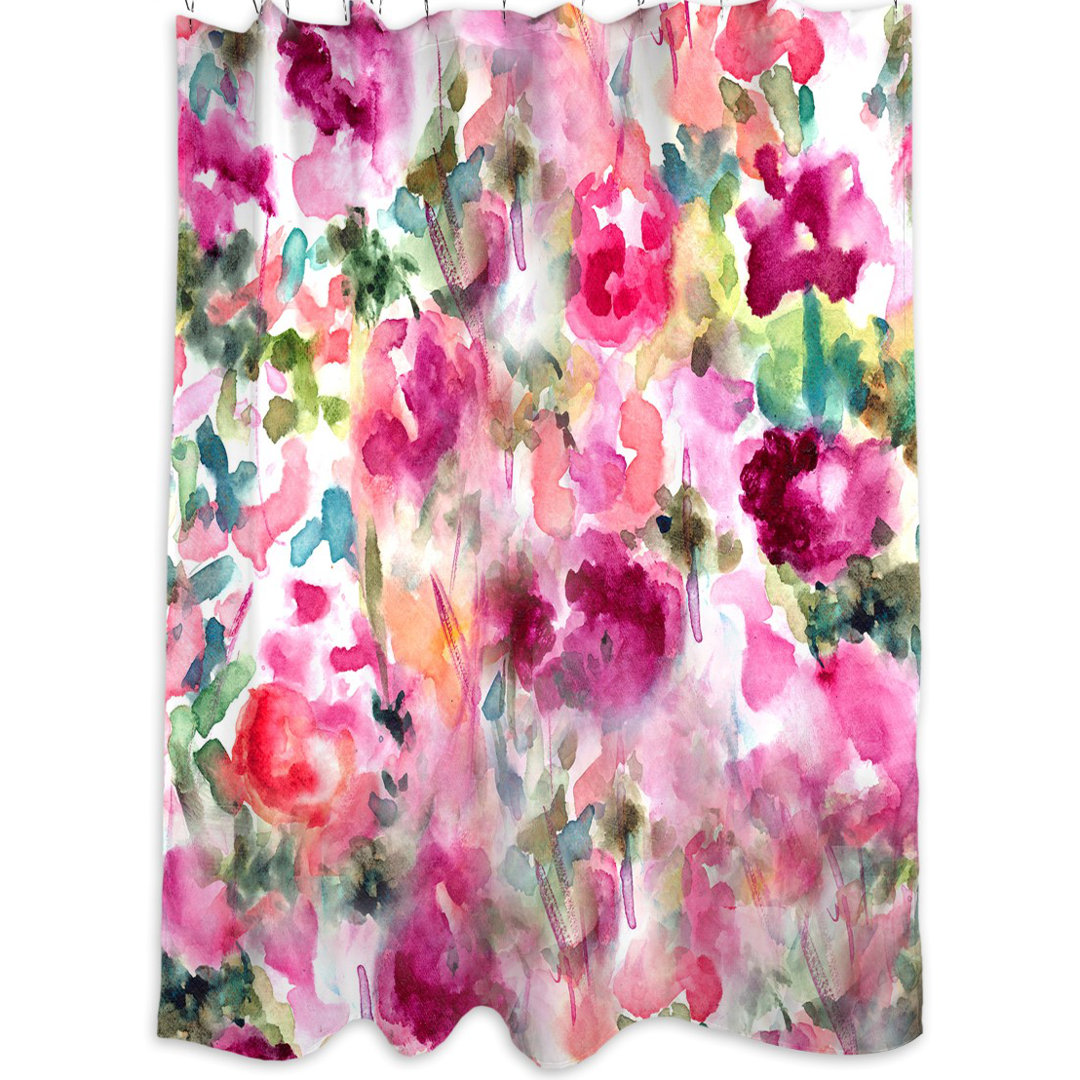 Floral Shower Curtain Oliver Gal Prints